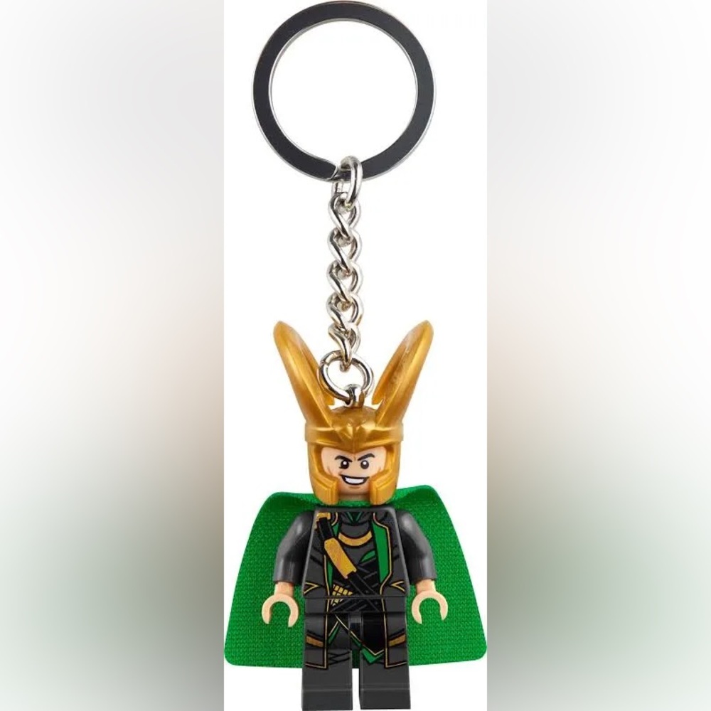 Lego Loki Keychain